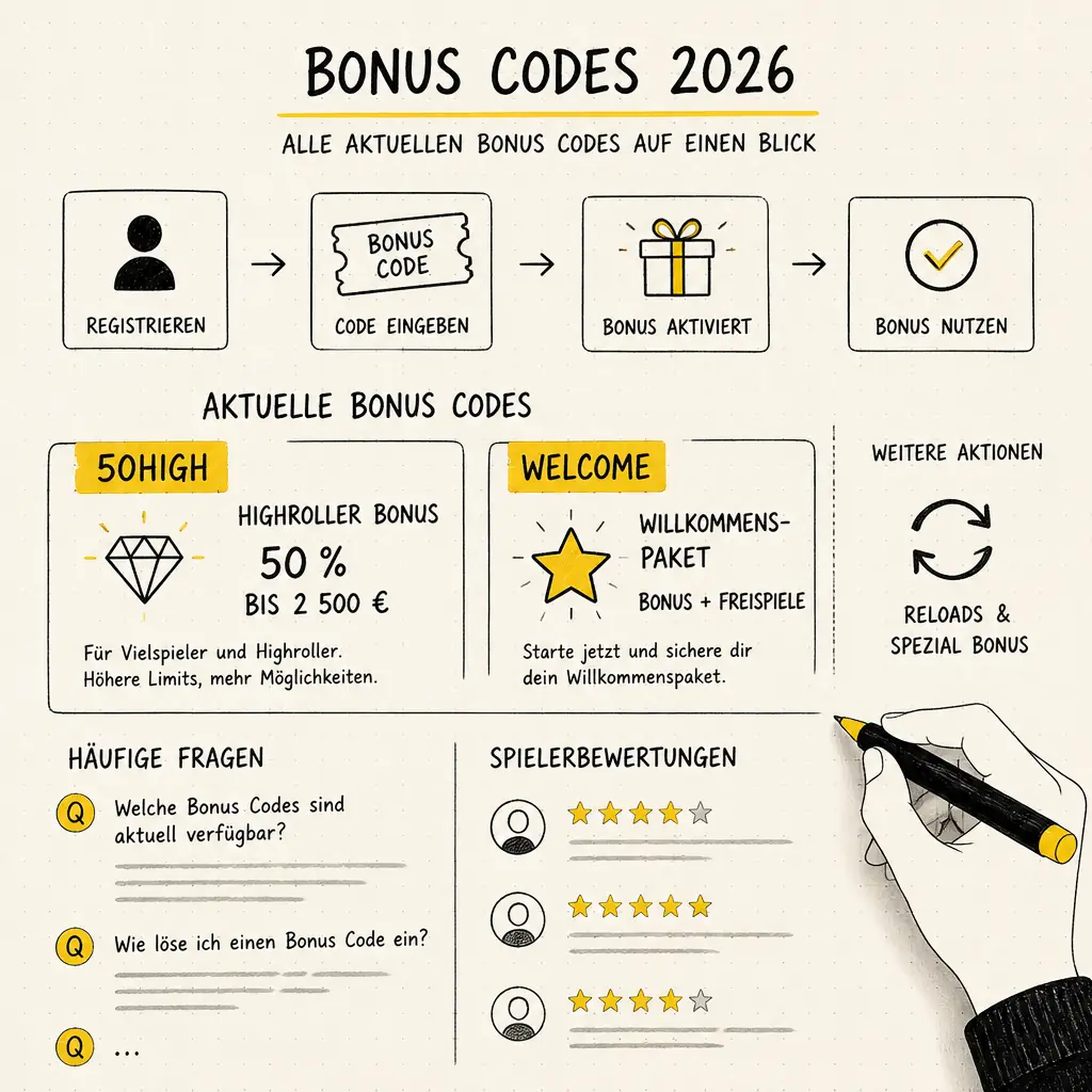 Roulettino Bonus Code 2026 visual guide for Roulettino Casino
